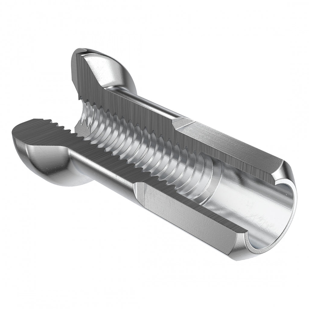 DT BRASS 2.34x14.5mm SILVER BXof100