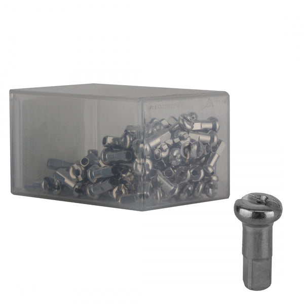 DT BRASS 1.8x12mm SILVER BXof100