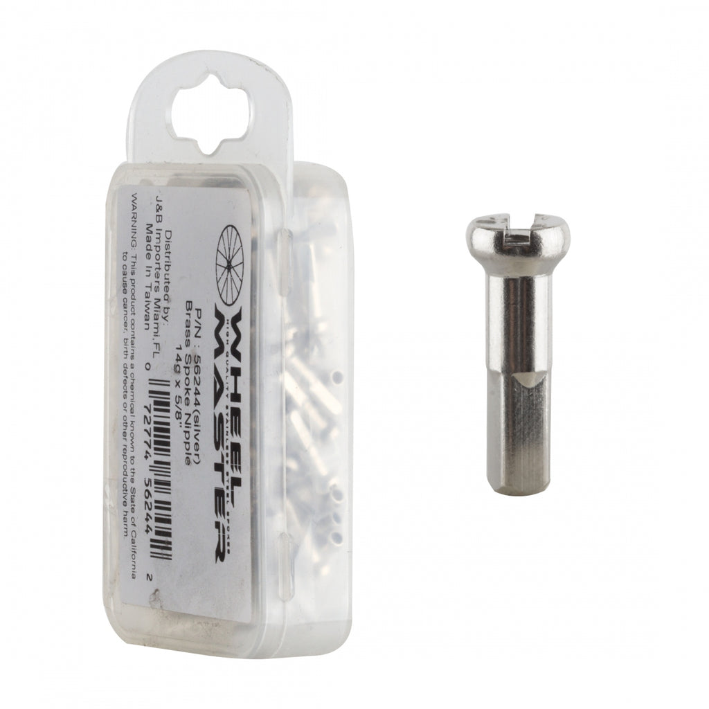 WHEEL MASTER BRASS 2.0x16mm SILVER BGof144