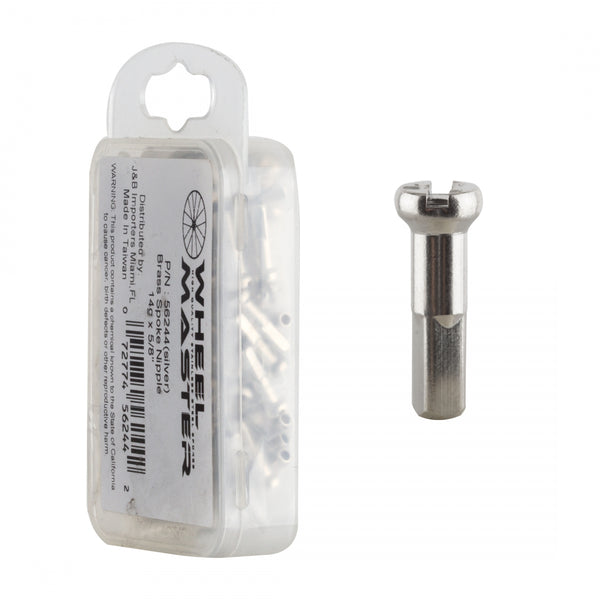 WHEEL MASTER BRASS 2.0x16mm SILVER BGof144