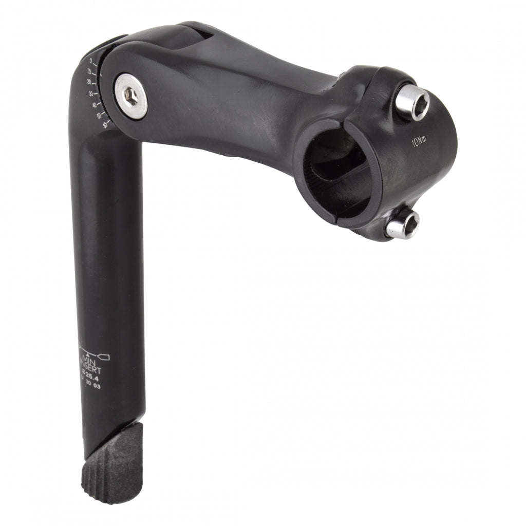 SUNLITE ADJ QUILL 1-1/8inx110x180 25.4CLMP BLACK