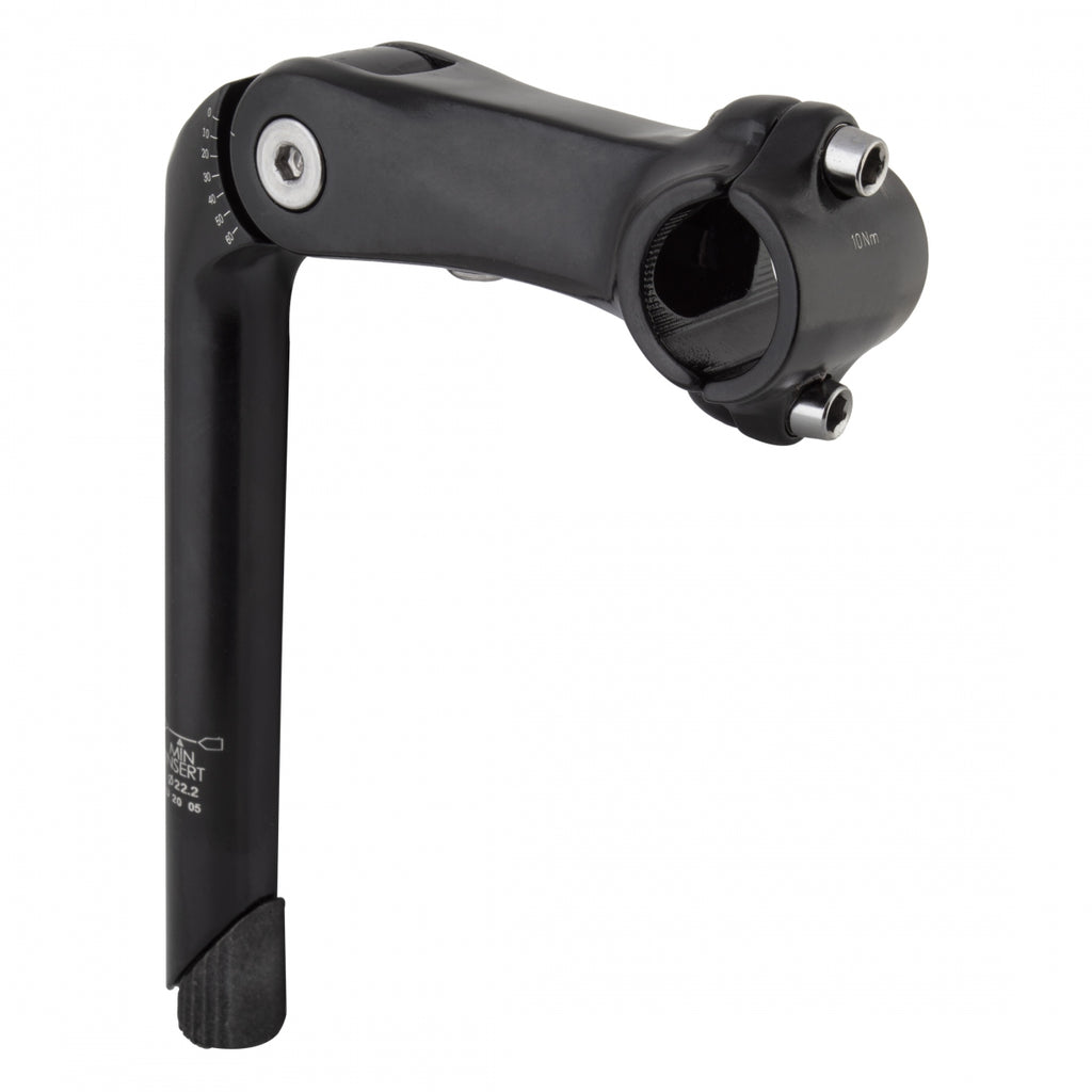 SUNLITE ADJ QUILL 1inx110x180 25.4CLMP BLACK