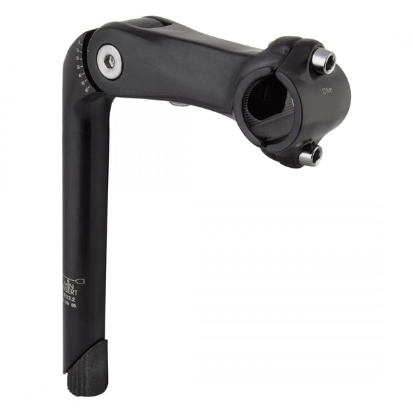 SUNLITE ADJ QUILL 1inx110x180 25.4CLMP BLACK