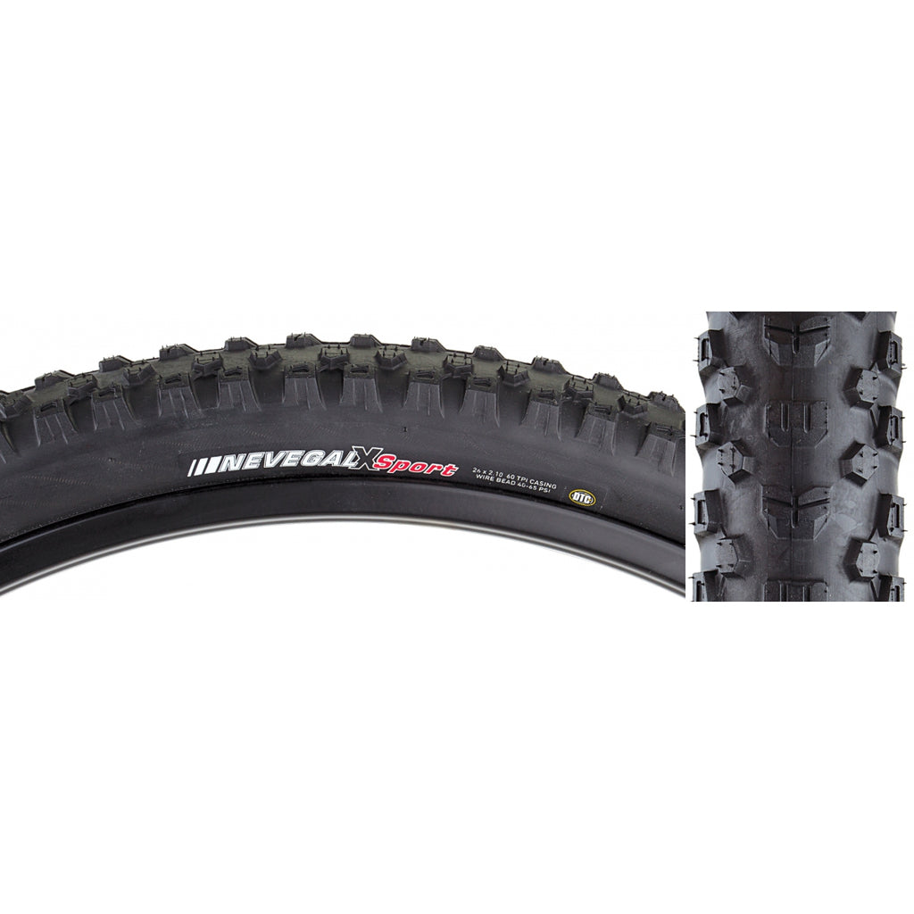 KEN NEVEGAL X SPORT 26x2.1 BK/BK DTC/60 WIRE 50psi