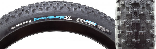 VEE SNOWSHOE XL 26x4.8 BLACK FOLD SILCA STUD