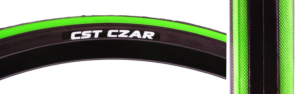CSTP CZAR 700x25 BLK/L-GN 120PSI WIRE