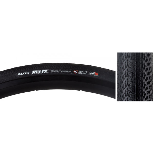 MAX RELIX 700x23 BLACK FOLD/170 DC/SS
