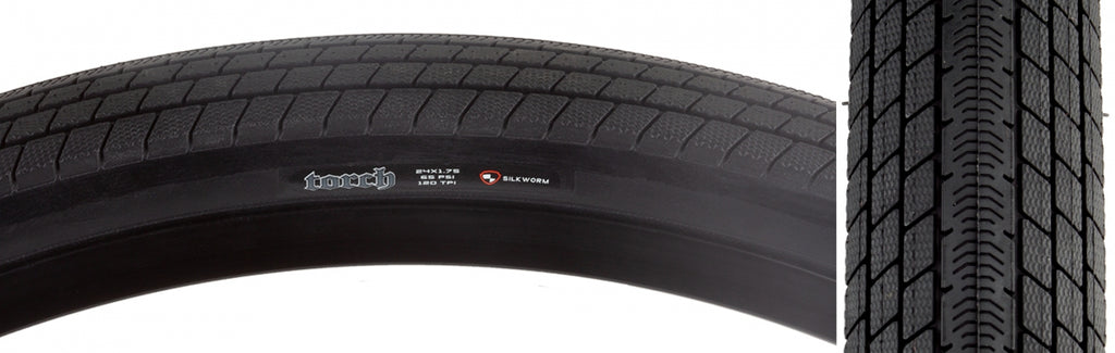 MAX TORCH 24x1.75 BLACK WIRE/120 DC/SS