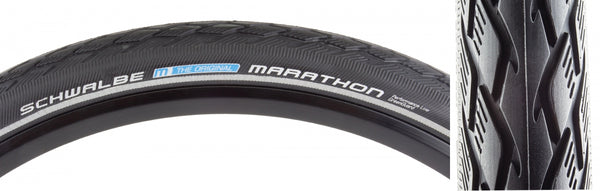 SWB MARATHON 16x1.35 (35-349) PERF TWIN GN-GUARD BK/BK/REF ENDURANCE E25 WIRE