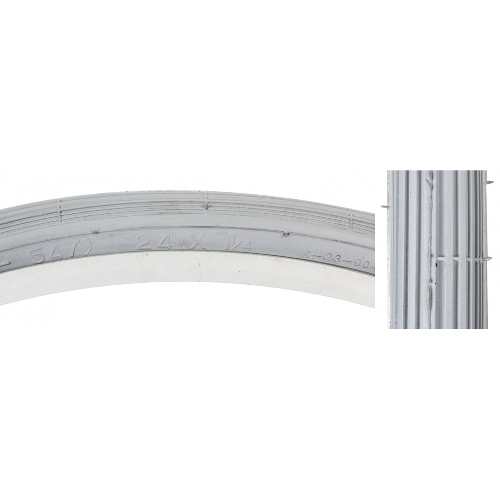WHEEL CHAIR 24x1-1/4 S-5/6 GY 37-547 WIRE