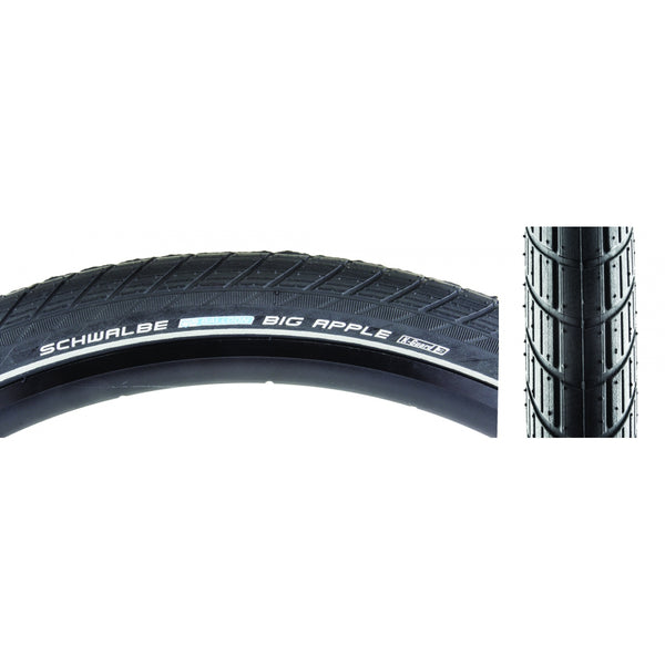 SWB BIG APPLE 700x50 (28x2.0) ACTIVE TWIN K-GUARD BK/BK/REF SBC WIRE
