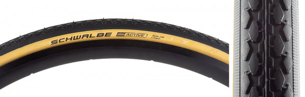 SWB CLASSIC HS159 27x1-1/4 ACTIVE TWIN K-GUARD BK/GW SBC WIRE