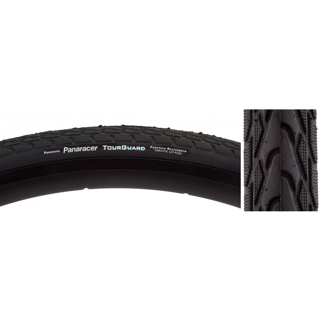 PAN TOURGUARD 700x25 WIRE BK/BK