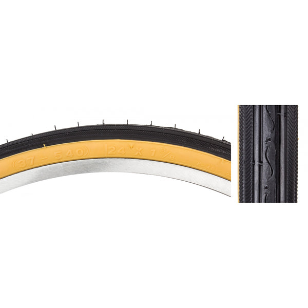 SUNLITE 24x1-3/8 BK/GM RD K40 WIRE