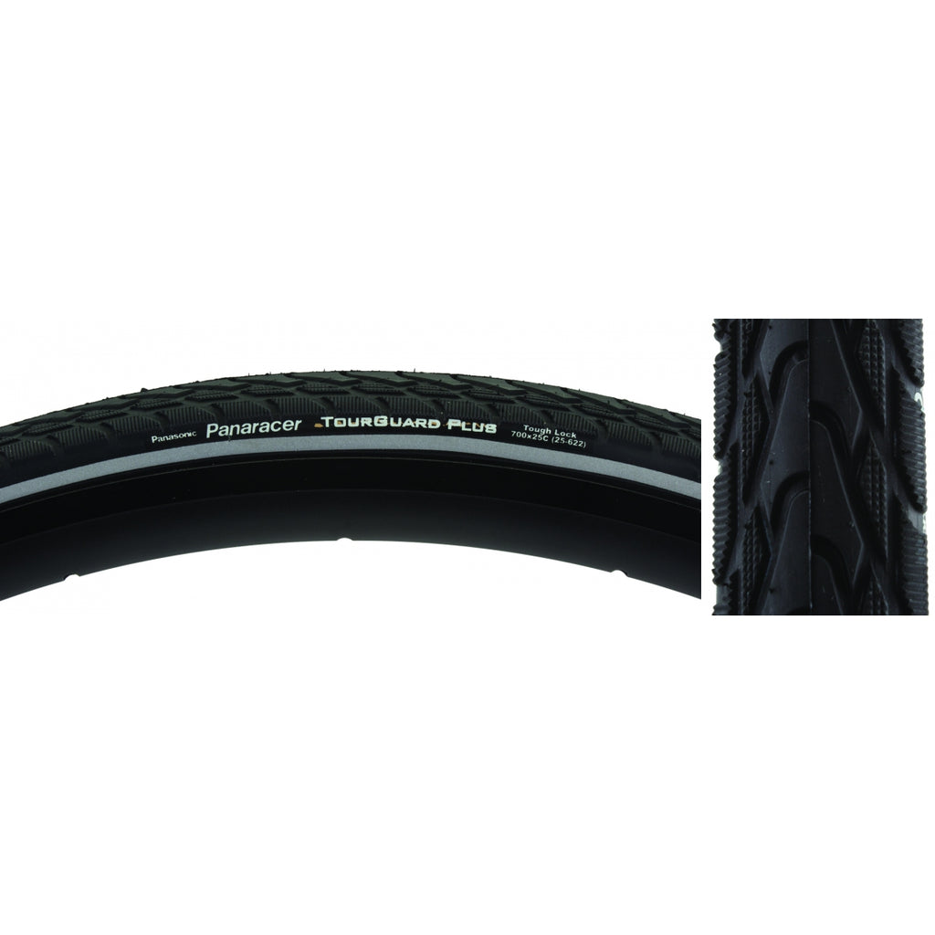 PAN TOURGUARD+ 700x25 WIRE BK/BK REF