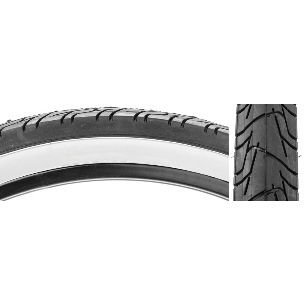 SUNLITE 26x2.125 CST1218 BK/WHT CITY WIRE