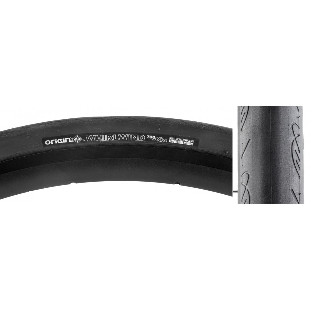 ORIGIN 8 WHIRLWIND 700x28 FOLD BELT BK/BK