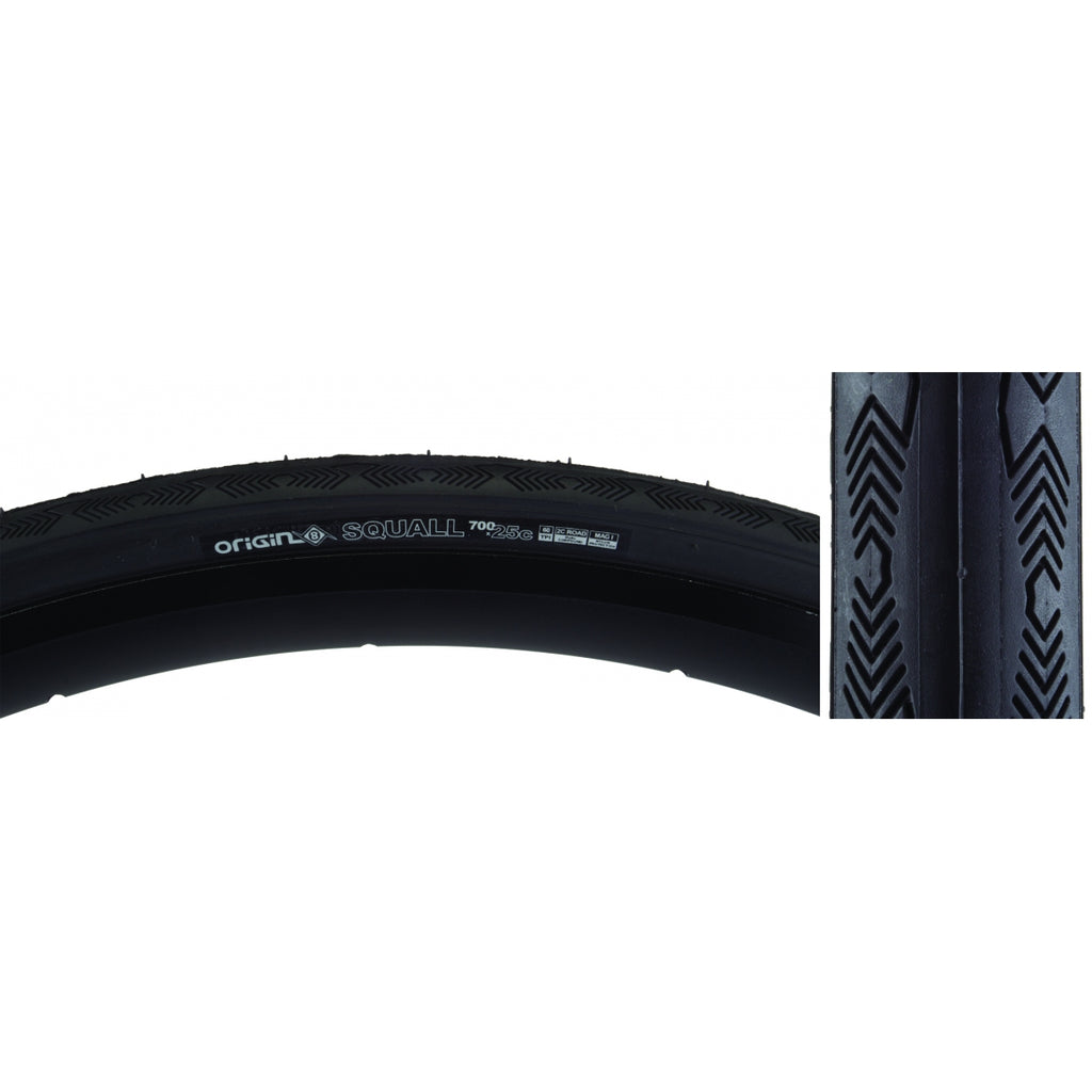 ORIGIN 8 SQUALL 700x25 WIRE BELT BK/BK