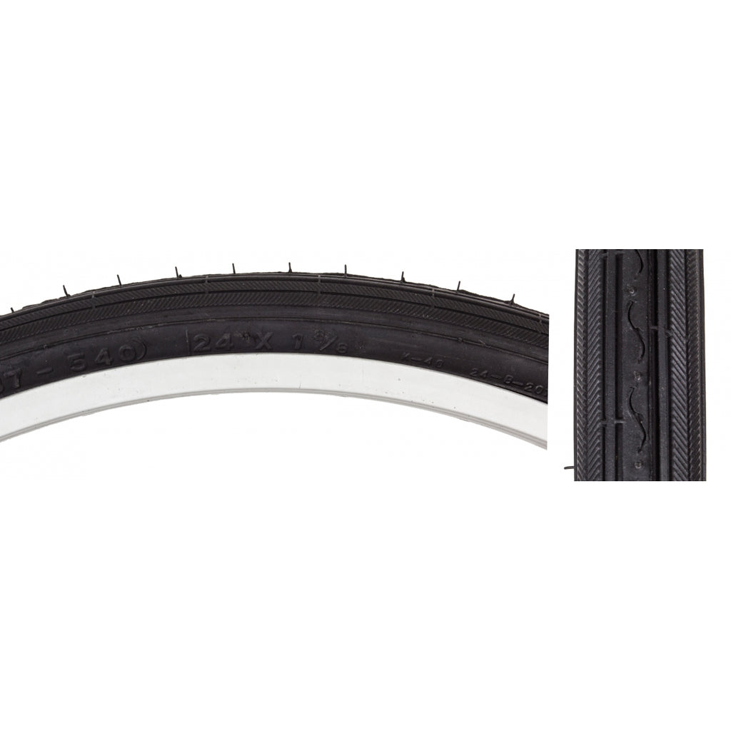 SUNLITE 24x1-3/8 BK/BK RD K40 WIRE