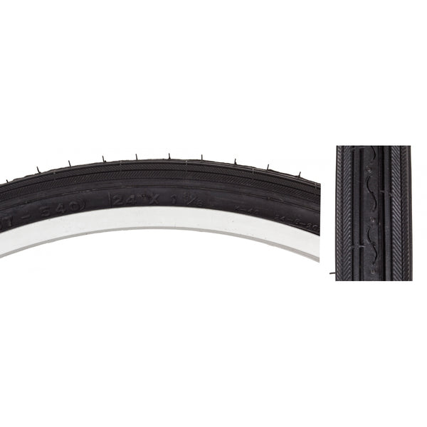 SUNLITE 24x1-3/8 BK/BK RD K40 WIRE