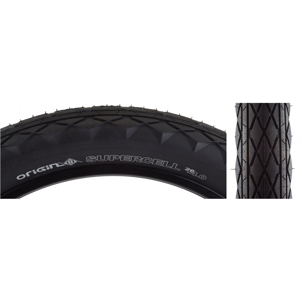 ORIGIN 8 SUPERCELL 26x4.0 WIRE BK/BK
