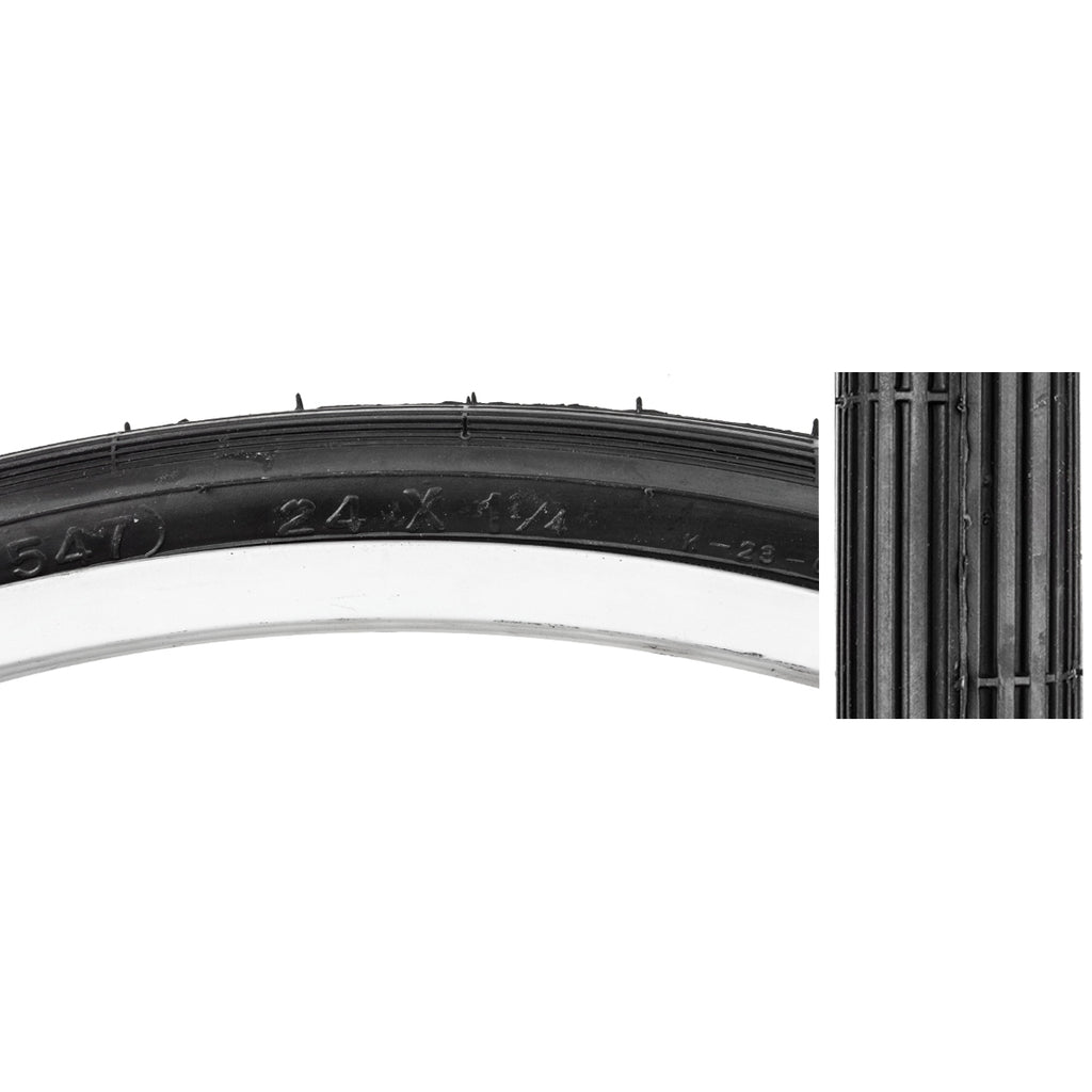 SUNLITE 24x1-1/4 S5/6 BK/BK STREET K23 WIRE