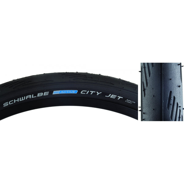 SWB CITY ACTIVE LITE JET 26x1.5 K-GUARD BK/BSK/REF SBC WIRE