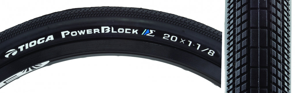 TIOGA POWERBLOCK S-SPEC 20x1-1/8 FOLD BLACK