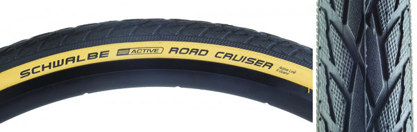 SWB ROAD CRUISER 700x35 ACTIVE TWIN K-GUARD BK/GUM GN-COMPOUND WIRE