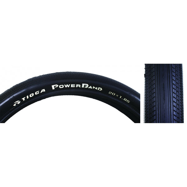 TIOGA POWERBAND 20x1.85 WIRE BLACK