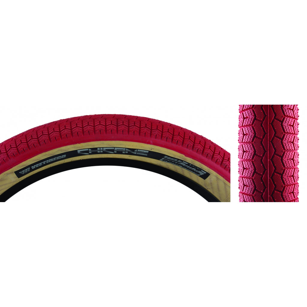 SE BIKES CHICANE 26x3.5 RD/TAN WIRE/72