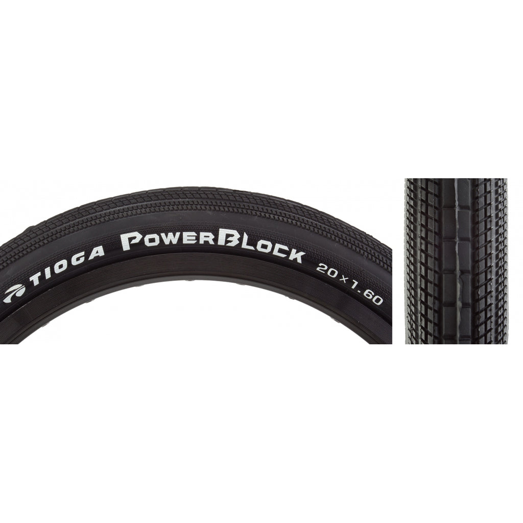 TIOGA POWERBLOCK S-SPEC 20x1.6 FOLD BLACK