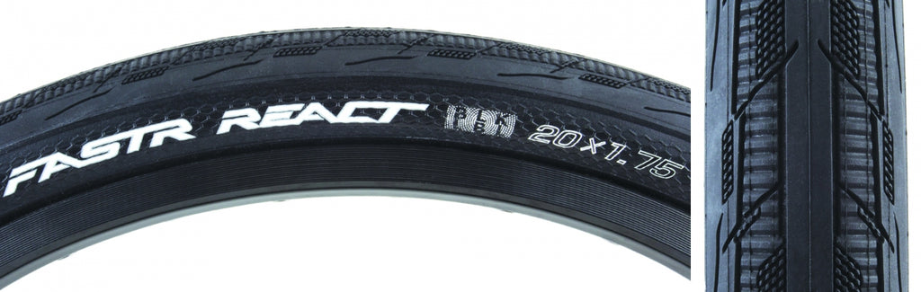 TIOGA FASTR REACT BLACK LBL 20x1.75 FOLD BLACK