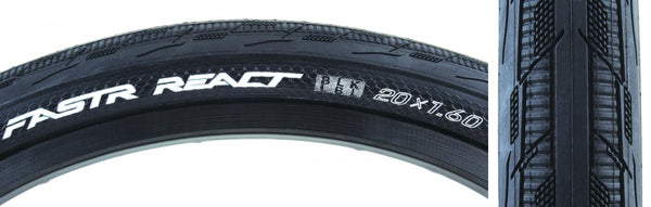 TIOGA FASTR REACT BLACK LBL 20x1.6 FOLD BLACK