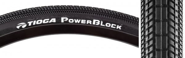 TIOGA POWERBLOCK 20x1-1/8 WIRE BLACK