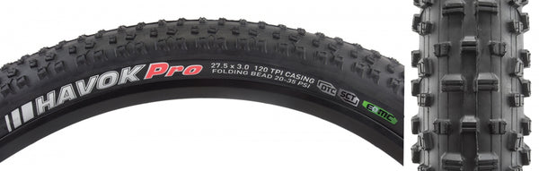 KEN HAVOK PRO 27.5x3.0 BK/BK DTC/EMC/TLR FOLD 35psi E50