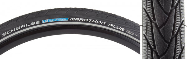 SWB MARATHON PLUS 24x1.75 PERF TWIN SM-GUARD BK/BK/REF ENDURANCE E25 WIRE