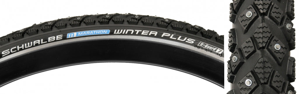 SWB MARATHON WINTER PLUS 700x40 PERF TWIN SM-GUARD BK/BK/REF 240-STUD-SNOW WIRE