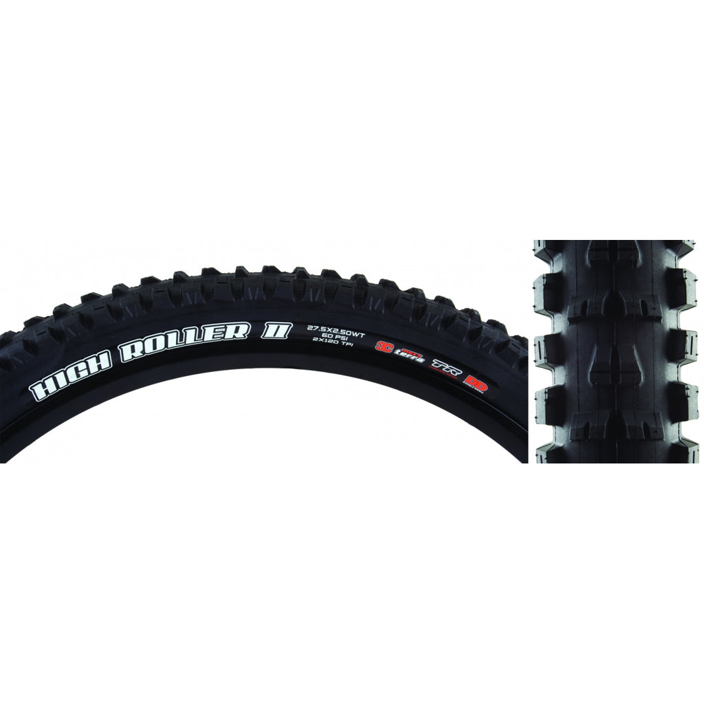 MAX HIGHROLLER II 27.5x2.5 BLACK FOLD/120x2 TERRA/DD/TR/WT