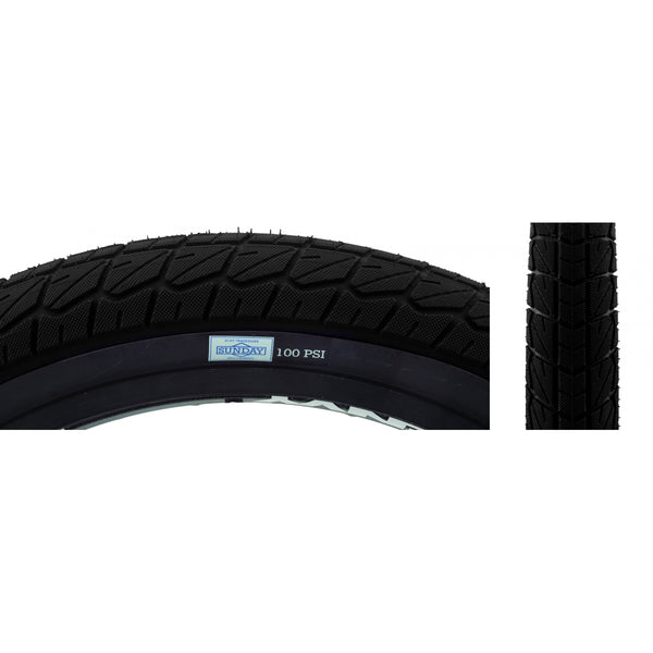 SUNDAY CURRENT 20x2.25 BK/BK WIRE