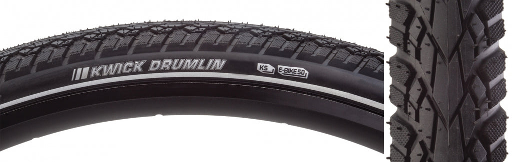 KEN KWICK DRUMLIN SPORT 27.5x2.0 BK/BK/REF SRC/KS/60 WIRE 65psi E50