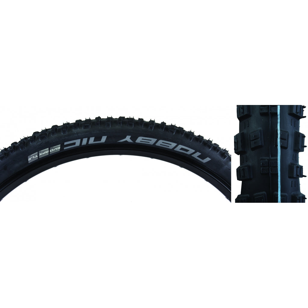 SCHWALBE NOBBY NIC EVO SS 27.5x3.0 BK/BSK APEX ADDIX SP-GRIP E25 TLR FOLD