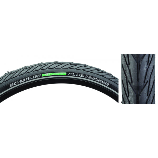 SWB ENERGIZER PLUS 26x1.75 PERF TWIN GN-GUARD BK/BK/REF ENERGIZER E50 WIRE