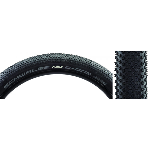 SCHWALBE G-ONE DD PERF SS RACEGUARD 650B 27.5x2.8 BK/BSK DUAL E25 FOLD