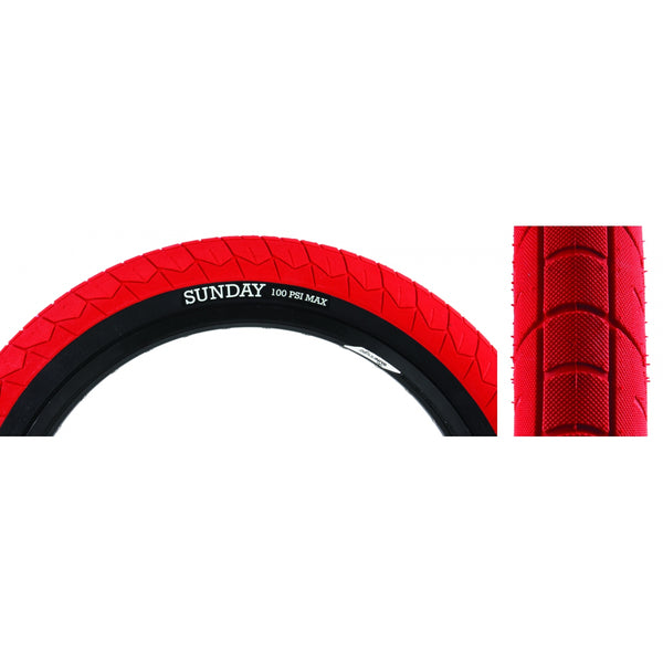 SUNDAY CURRENT V2 20x2.4 RD/BK WIRE