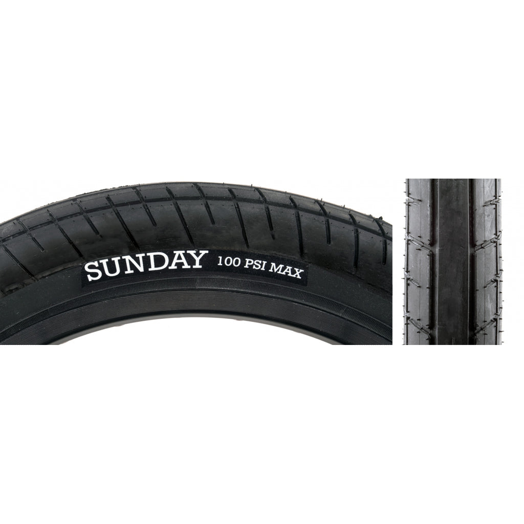 SUNDAY STREET SWEEPER J-SEELY 20x2.4 BK/BK WIRE