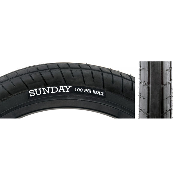 SUNDAY STREET SWEEPER J-SEELY 20x2.4 BK/BK WIRE