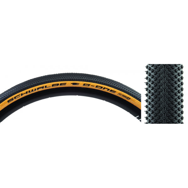 SCHWALBE G-ONE ALLROUND RACEGUARD 700x38 BK/YSK ADDIX TLE FOLD