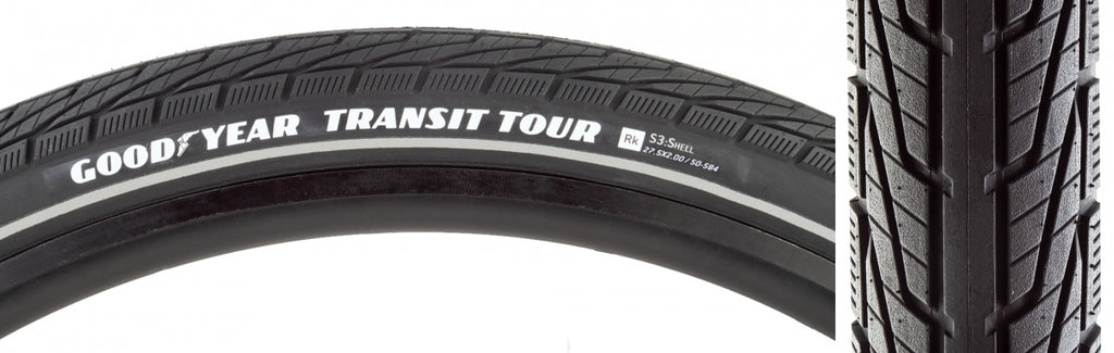 GOODYEAR TRANSIT TOUR S3 27.5x2.0 BLACK WIRE RFL/DYC/E50