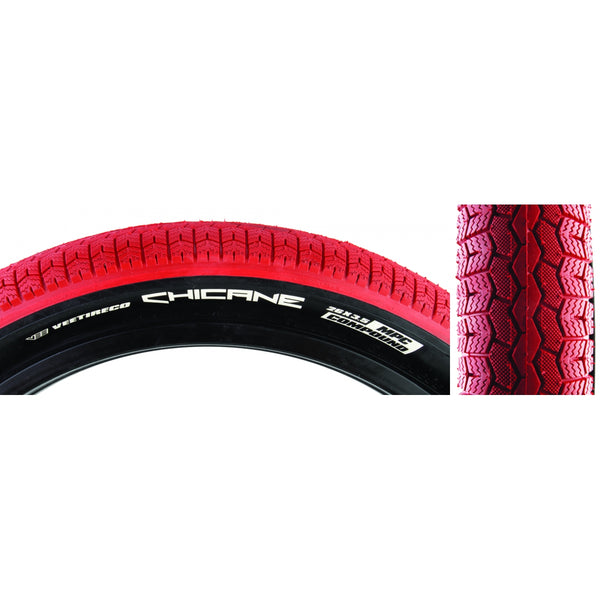 SE BIKES CHICANE 26x3.5 RD/BK WIRE/72/MPC
